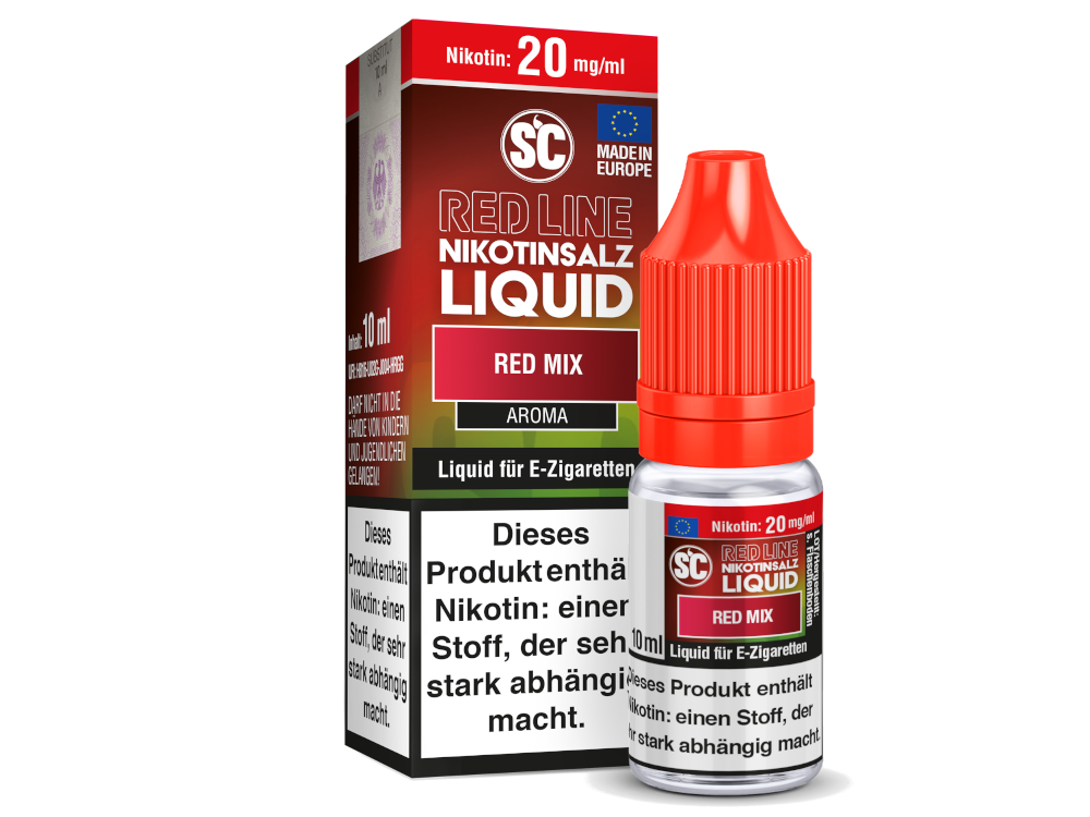 SC - Red Line - Red Mix - Nikotinsalz Liquid SC - Red Line - Red Mix - Nikotinsalz Liquid 20mg Nikotin