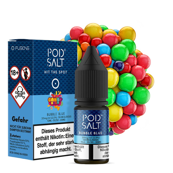 Pod Salt - Bubble Blue 20mg Nikotinsalz Pod Salt - Bubble Blue 20mg Nikotinsalz