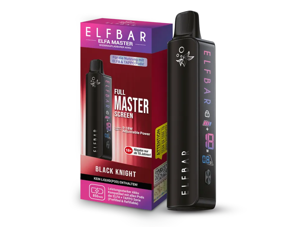 elfbar_elfa_master_schwarz.png.webp ELFBAR Elfa Master Basisgerät schwarz