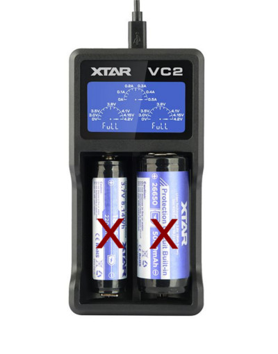 XTAR VC2 Ladegerät für Li-Ion-Akkus inkl. Ladekabel XTAR VC2 Ladegerät für Li-Ion-Akkus inkl. Ladekabel