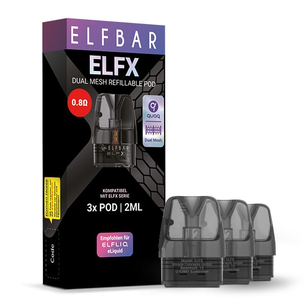 Elfbar ELFX Refillable Pod Tank Verdampfer Elfbar ELFX Refillable Pod Tank Verdampfer