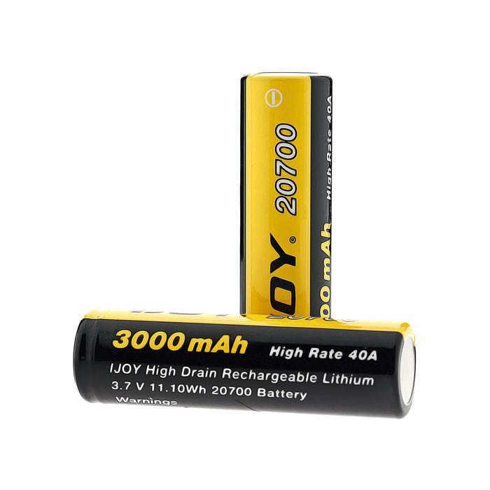 iJoy 20700 Li-Ionen Akku 40A 3000mAh iJoy 20700 Li-Ionen Akku 40A 3000mAh