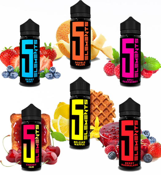 5 Elements Aromen - verschiedene Sorten 5 Elements Aromen - verschiedene Sorten