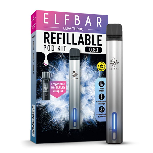 Elfbar Elfa Turbo Kit, wiederbefüllbar aurora-black
