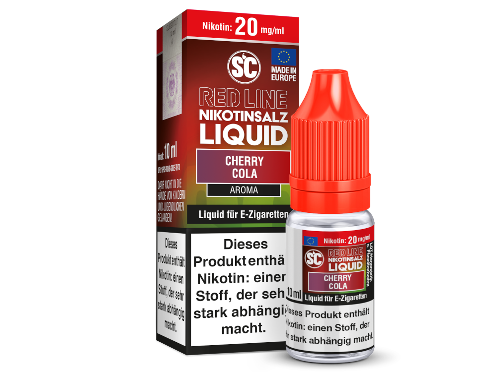 SC - Red Line - Cherry Cola - Nikotinsalz Liquid SC - Red Line - Cherry Cola - Nikotinsalz Liquid 20mg Nikotin