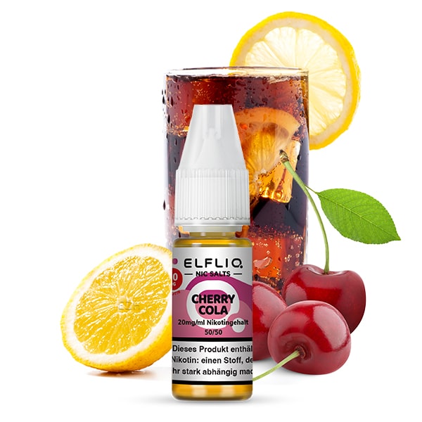 ELFBAR Liquid Cherry Cola ELFLIQ Nikotinsalz Liquid 10ml ELFBAR Liquid Cherry Cola ELFLIQ Nikotinsalz Liquid 10ml