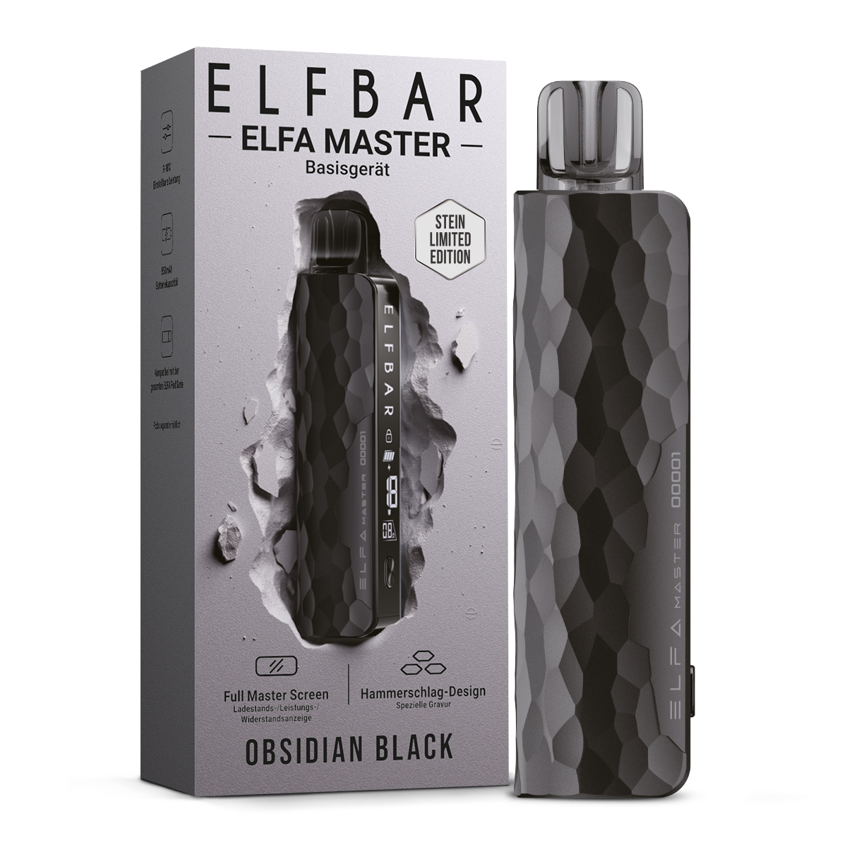 ELFBAR Elfa Master Basisgerät - Limited ELFBAR Elfa Master Basisgerät - Limited obsidian-black