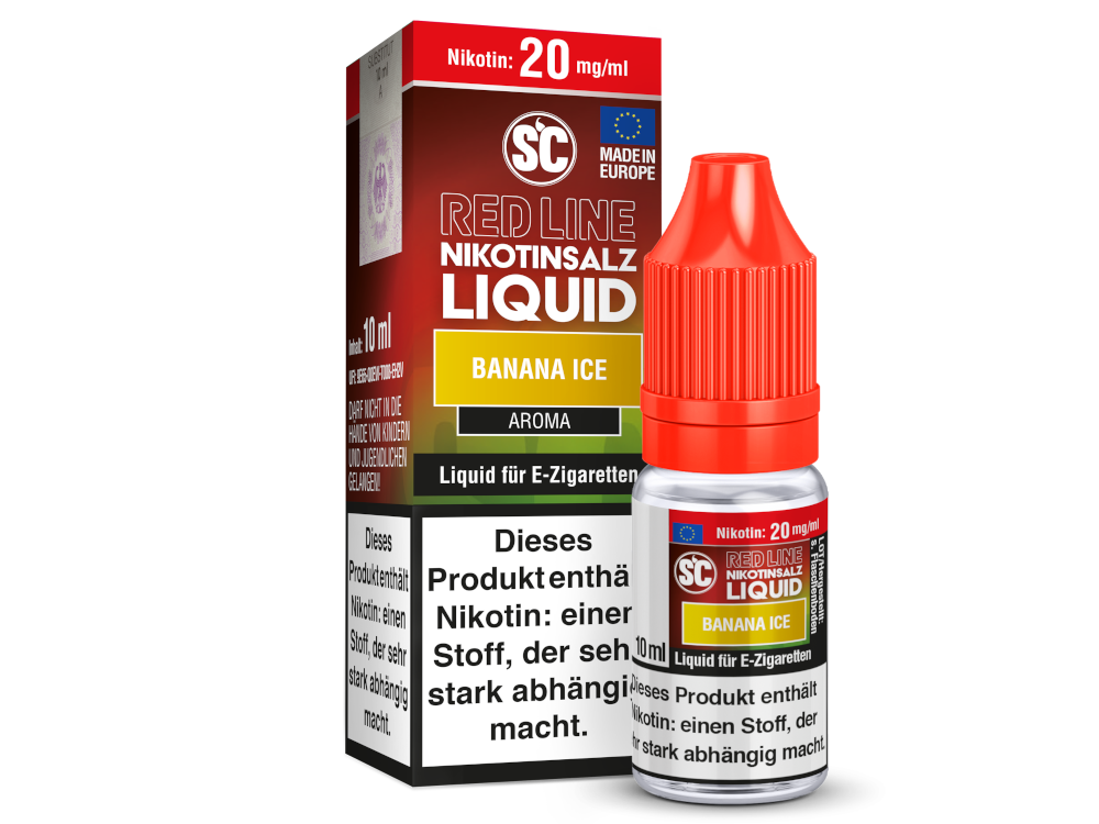 SC - Red Line - Banana Ice Liquid 10ml SC - Red Line - Banana Ice Liquid 10ml 20mg Nikotin
