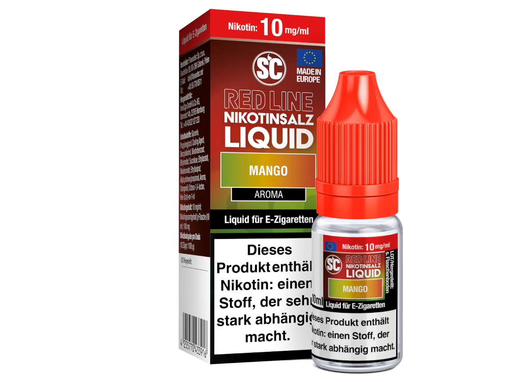 SC - Red Line - Mango - Nikotinsalz Liquid SC - Red Line - Mango - Nikotinsalz Liquid 10mg Nikotin