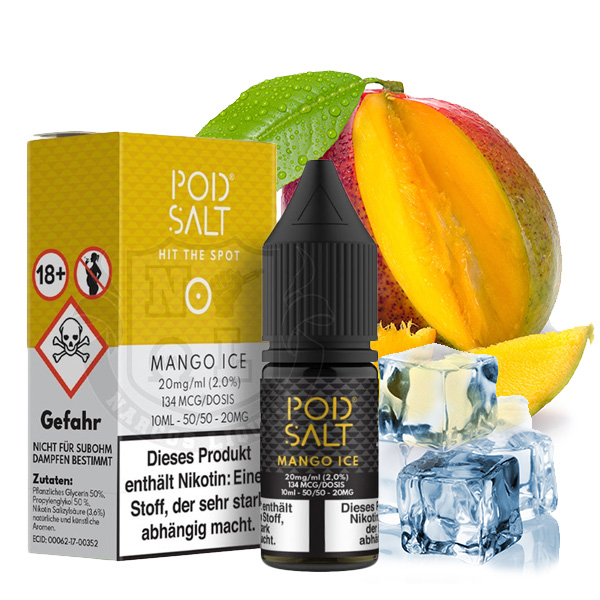 Pod Salt - Mango Ice 20mg Nikotinsalz Pod Salt - Mango Ice 20mg Nikotinsalz
