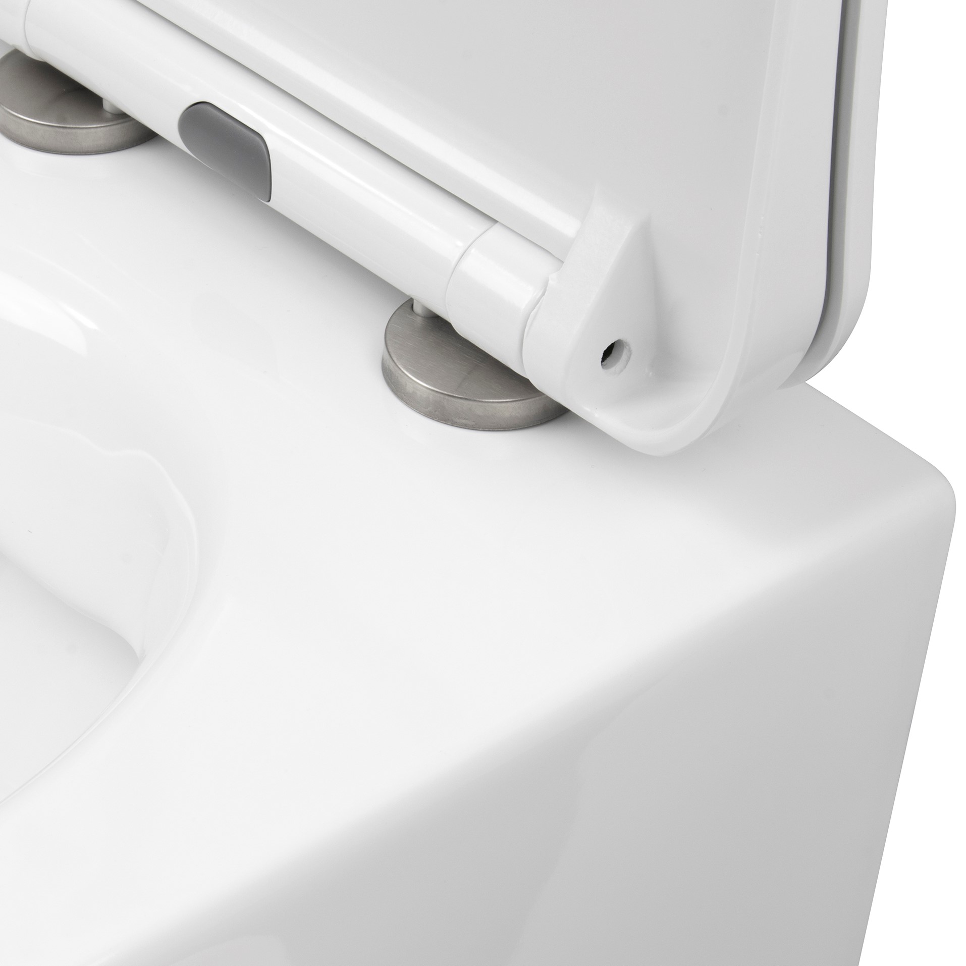 Toilette Hänge WC Spülrandlos inkl. WC Sitz mit Softclose Absenkautomatik NERA
