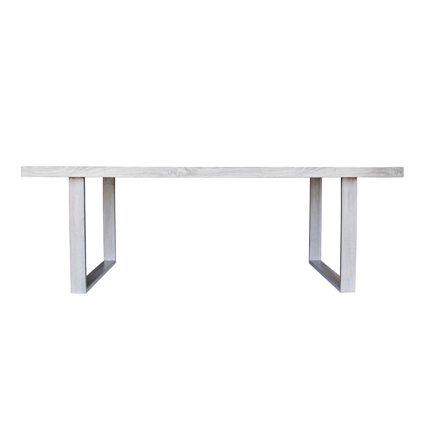 Esszimmertisch Esstisch Kufentisch Holztisch Tisch mit Massive Tischplatte und Kufen - Sanoma Eiche + Sanoma Kufen