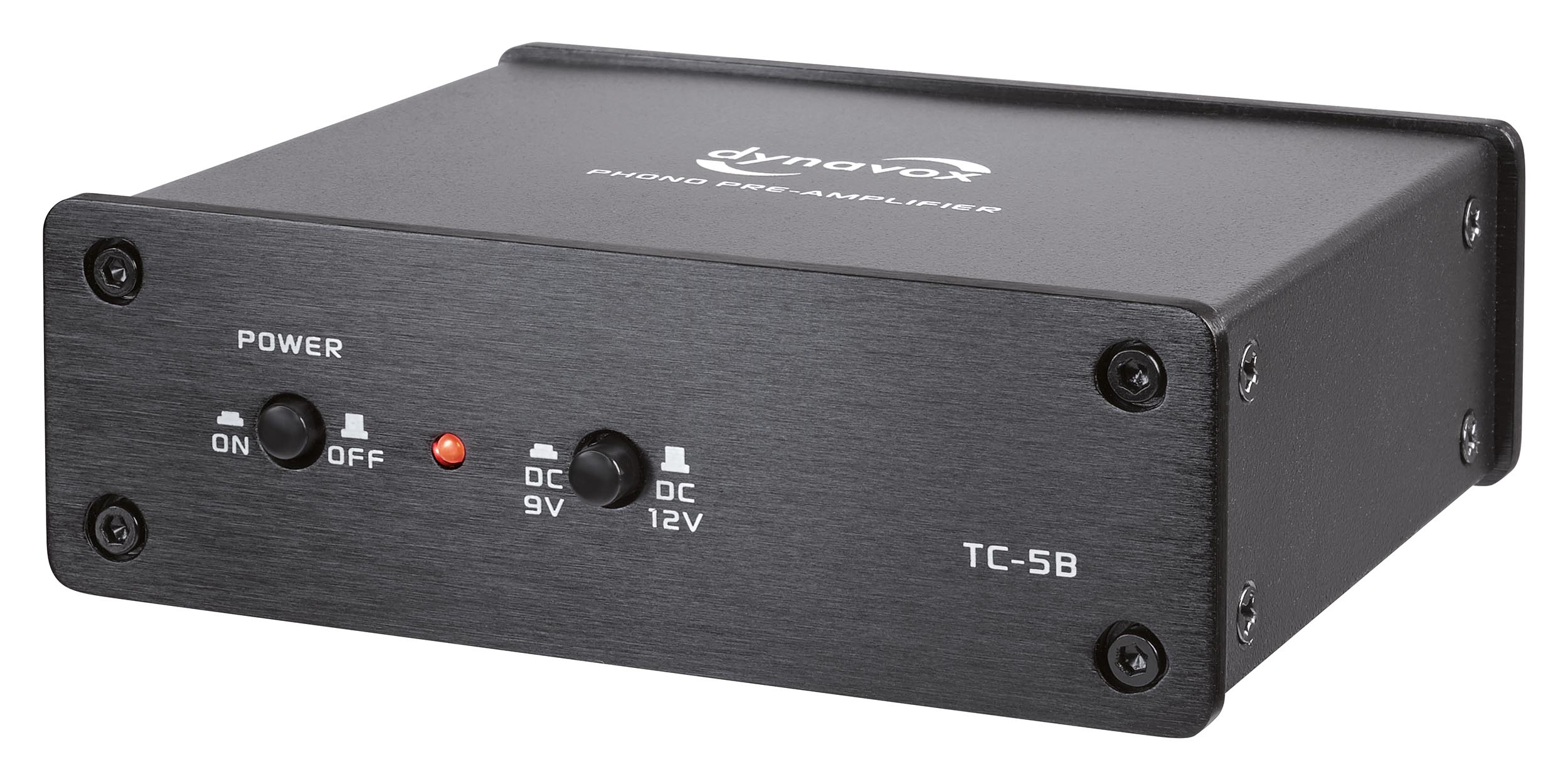 Dynavox Phono-Vorverstärker TC-5B Frontansicht.