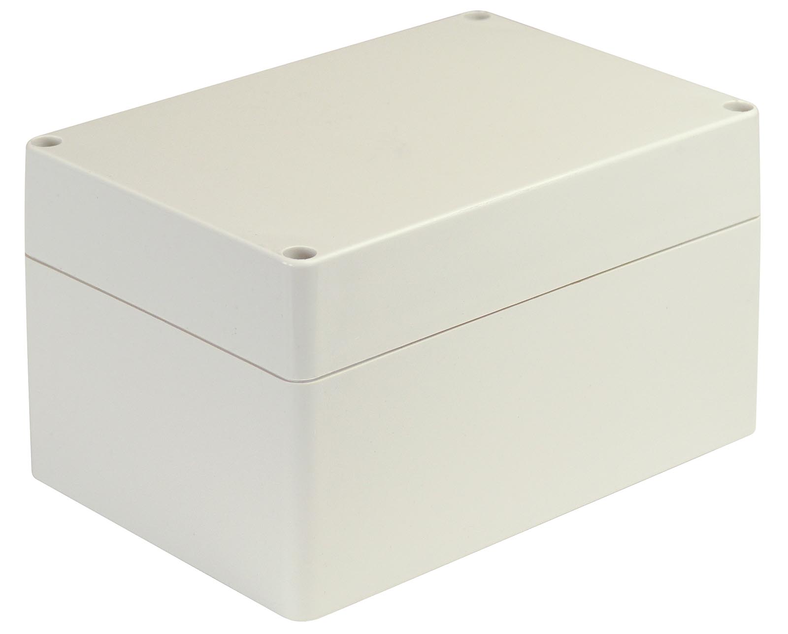 Blanko Modulgehäuse 160 x 110 x 90 mm geschlossen.