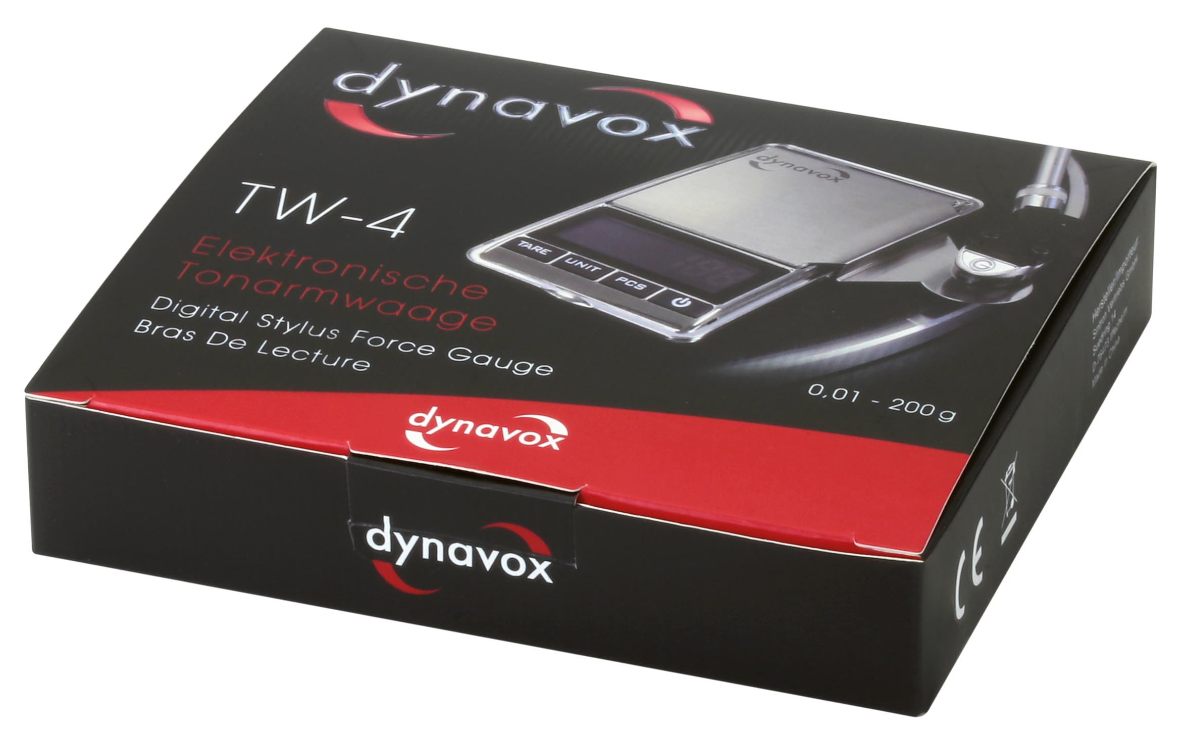 Dynavox Tonarmwaage TW-4, Packshot.