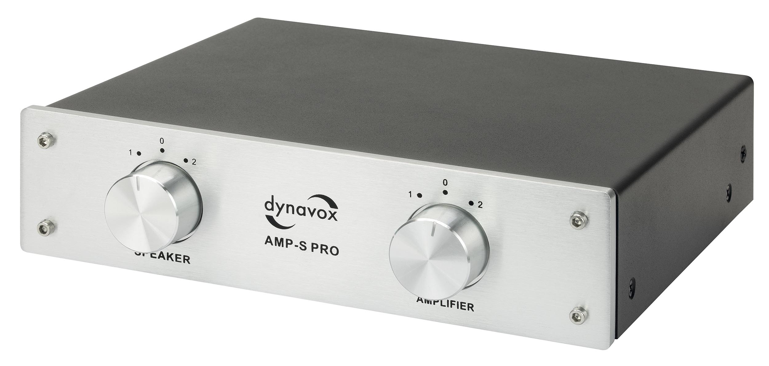 Dynavox Verstärker/Boxen-Umschalter AMP-S PRO silber