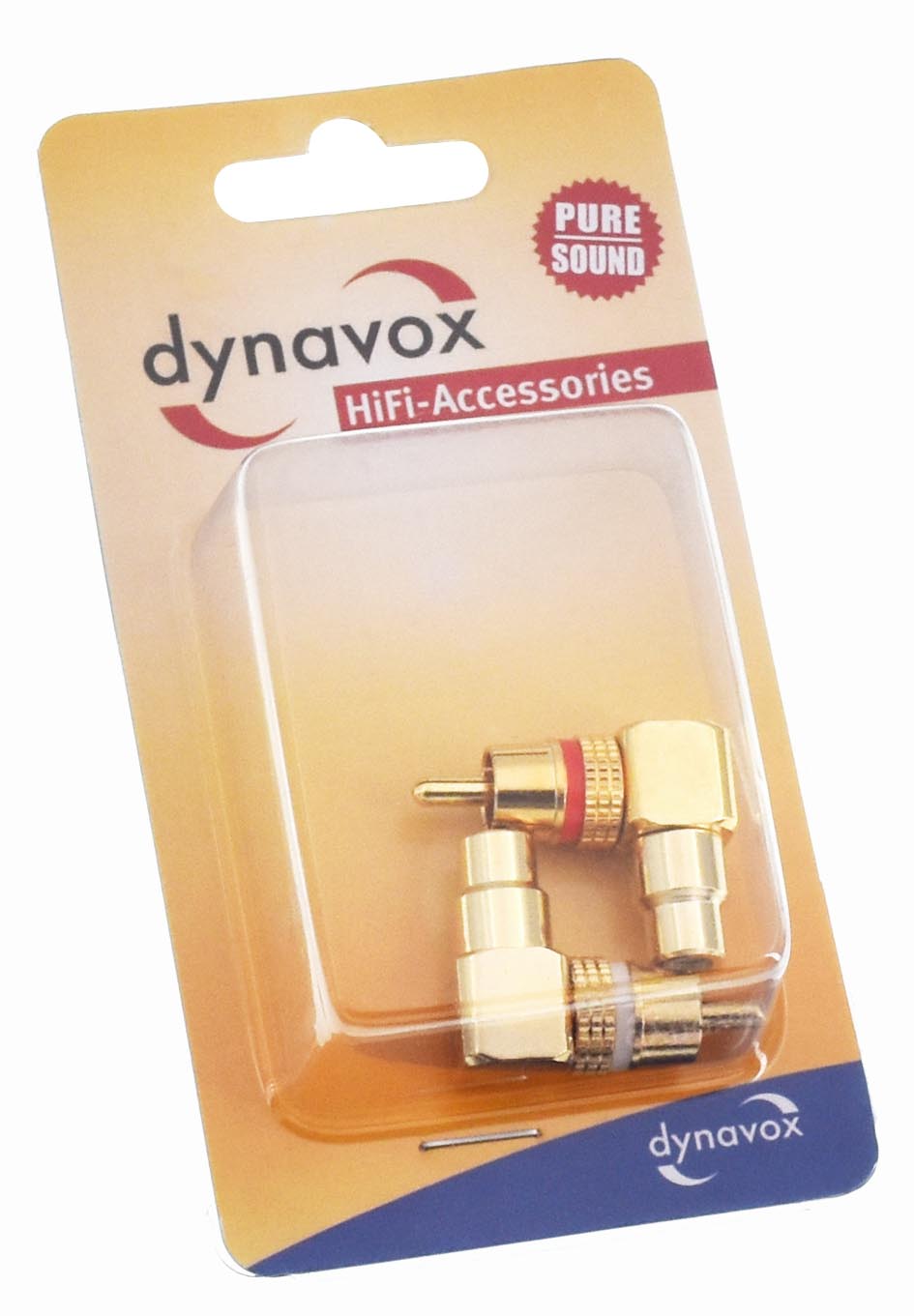 Dynavox Cinchkupplungen abgewinkelt Packshot.