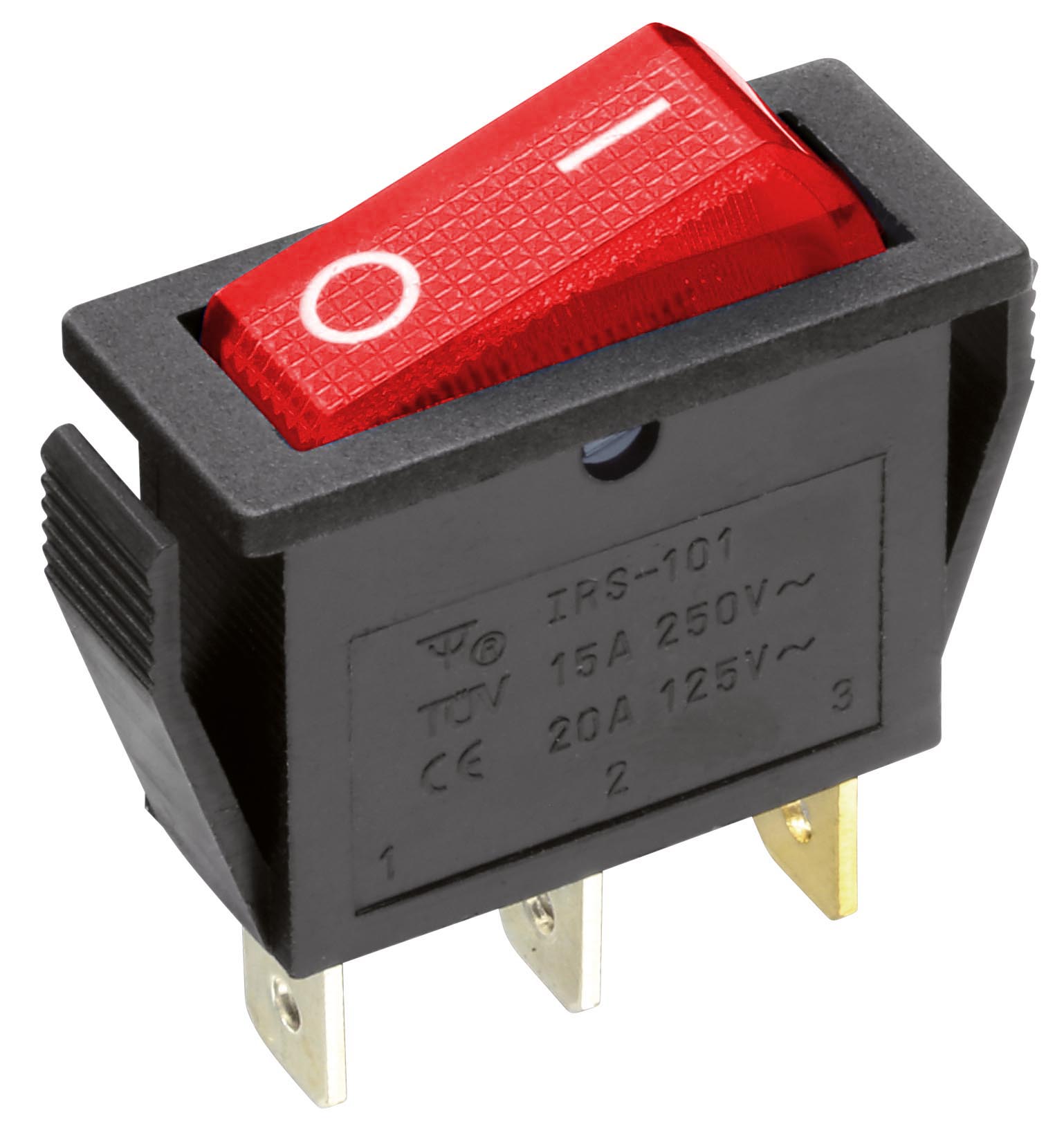 Netzschalter Schalter mini Wippschalter 250V - 3A on/off Switch