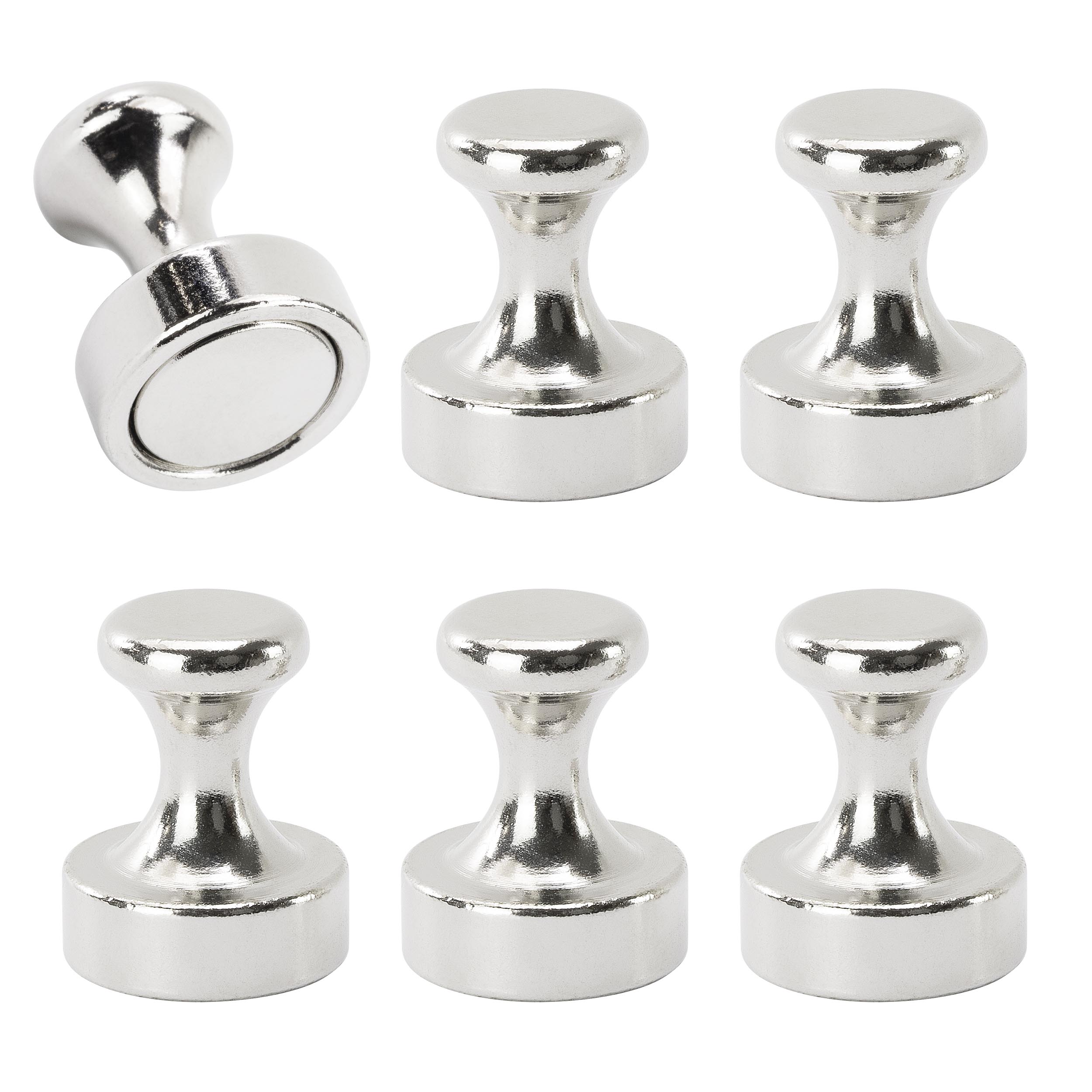 Neodym Magnetpins, 20 x 25 mm, 6 Stück Neodym Magnetpins, 20 x 25 mm, 6 Stück.