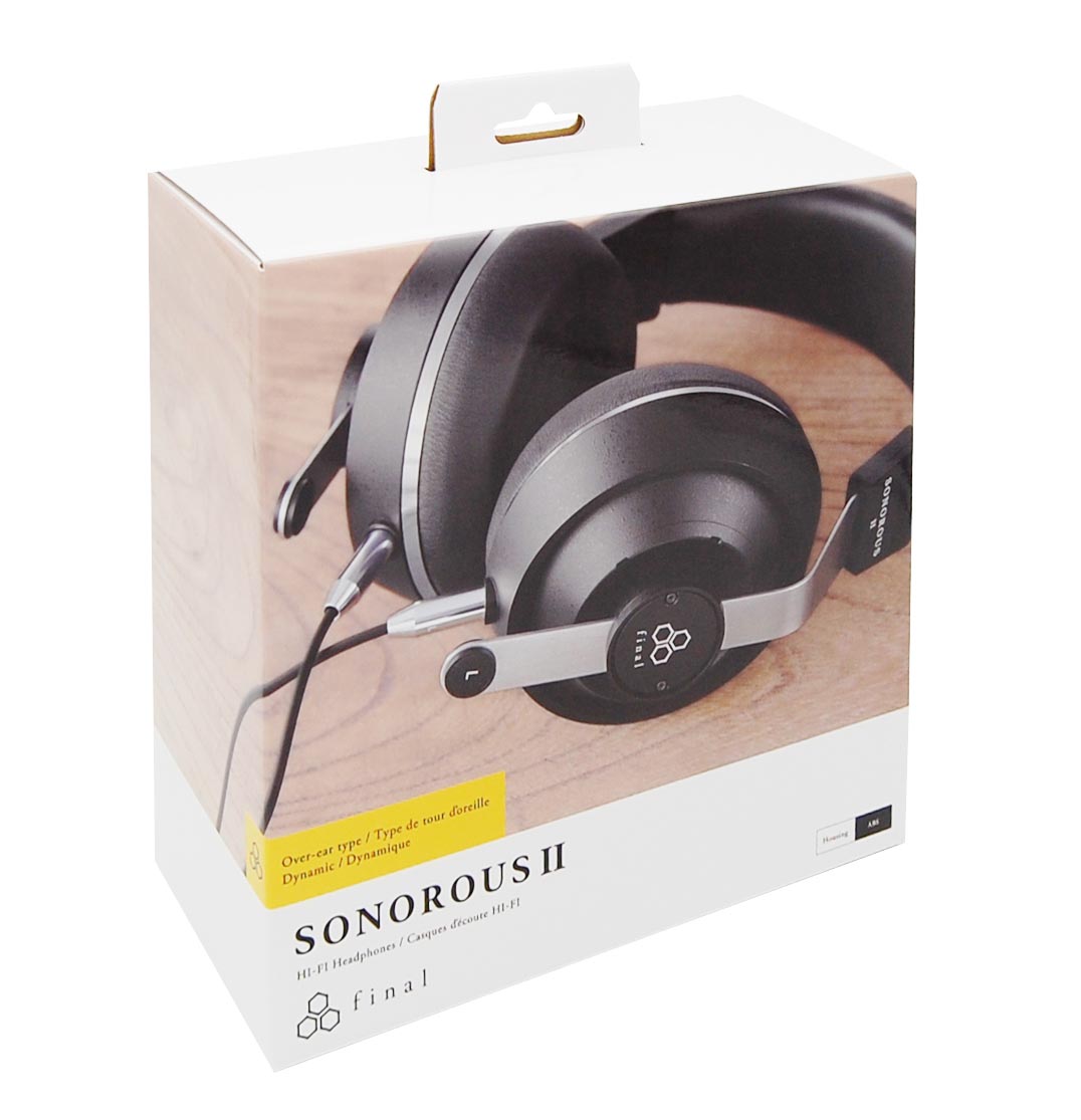 So wird der Final Audio Design Over-Ear Kopfhörer Sonorous II geliefert.