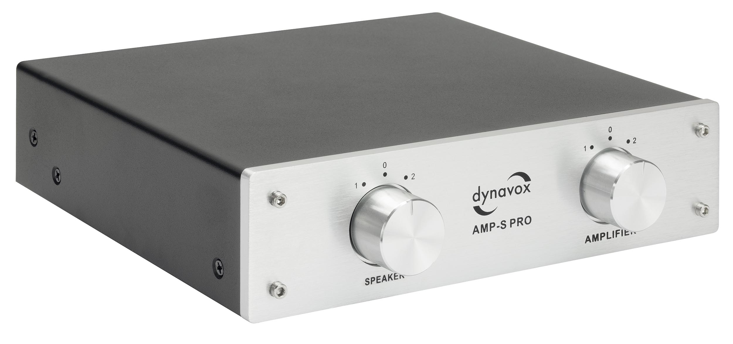 Dynavox Verstärker/Boxen-Umschalter AMP-S PRO silber