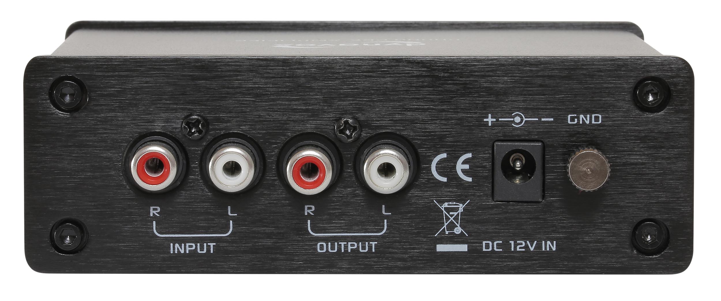 Dynavox Phono-Vorverstärker TC-5B Anschlüsse.