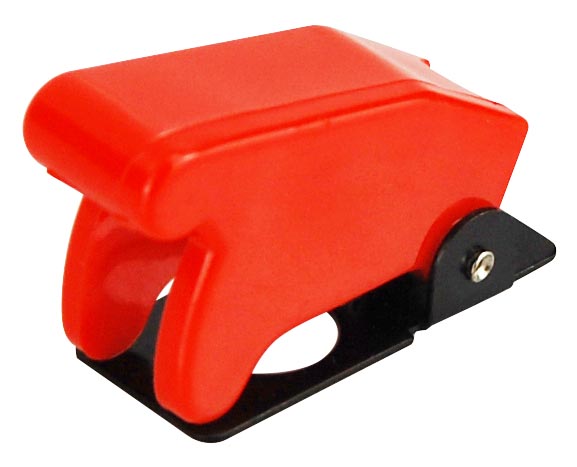 Für unsere Mini Kippschalter: Schutzkappe in rot.