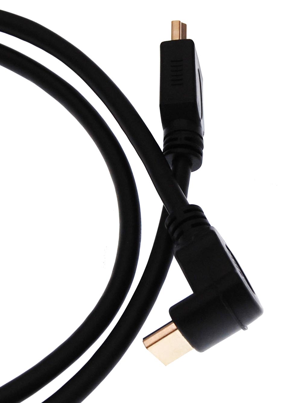 HDMI-Kabel mit Winkelstecker / Stecker, vergoldet