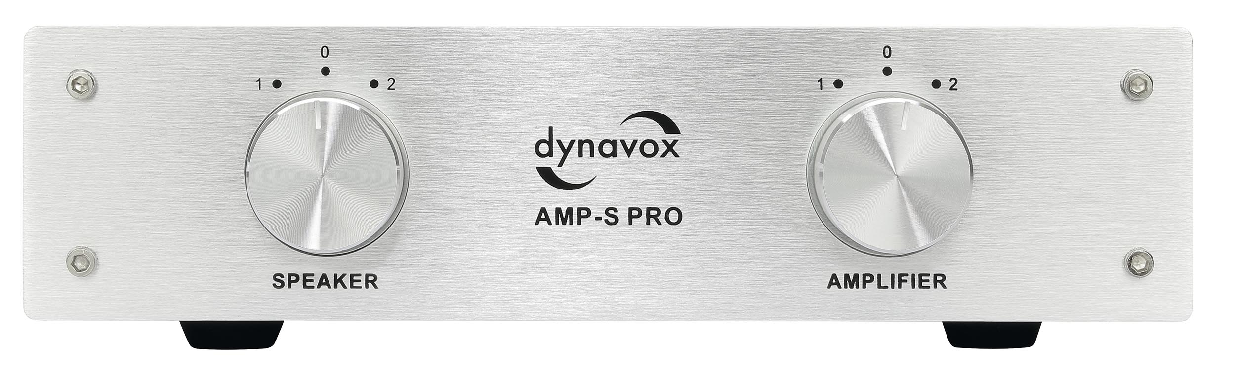 Dynavox Verstärker/Boxen-Umschalter AMP-S PRO silber