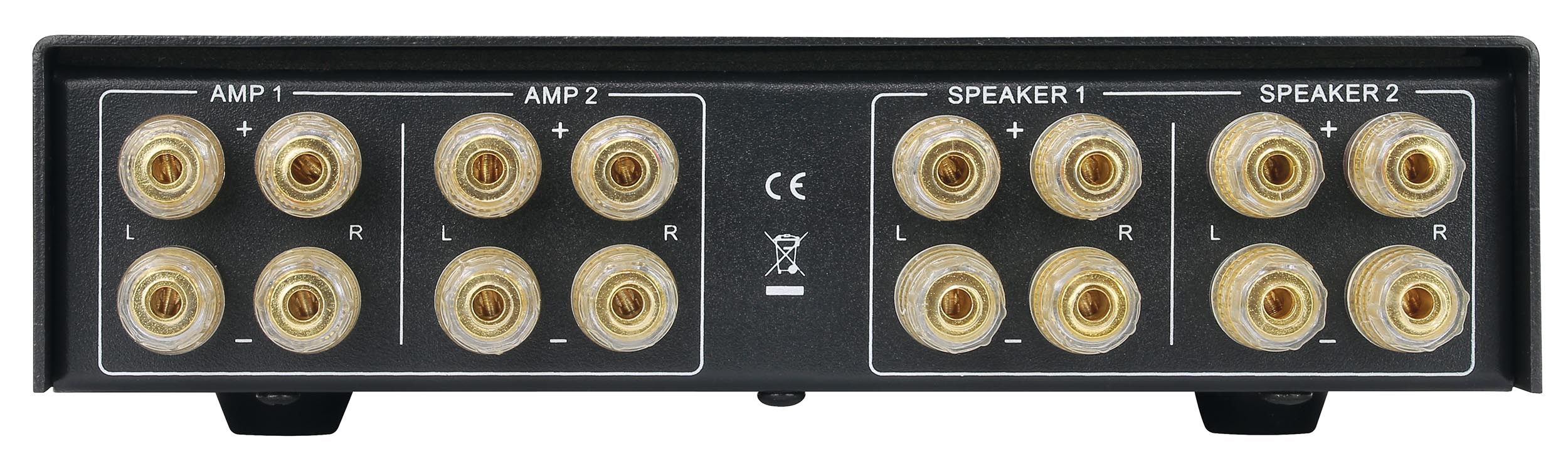 Dynavox Verstärker/Boxen-Umschalter AMP-S PRO silber