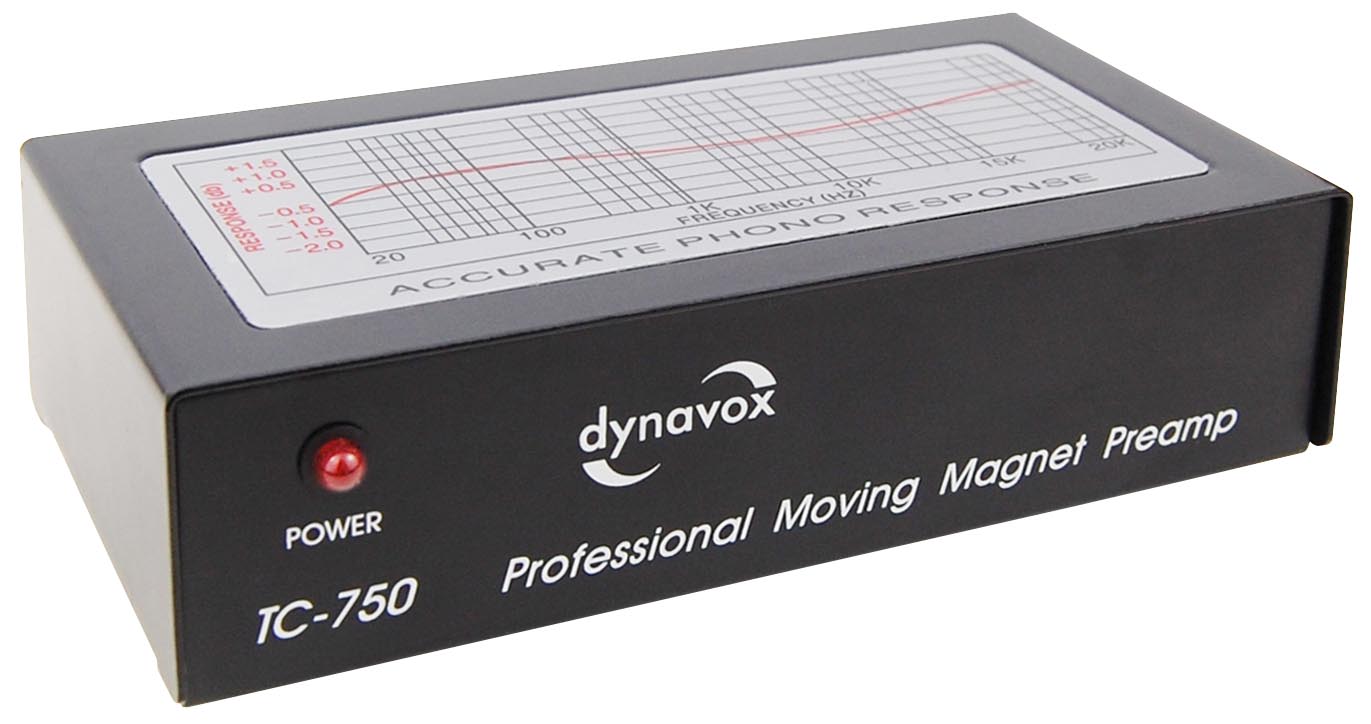 Dynavox TC-750 Phono-Vorverstärker schwarz.