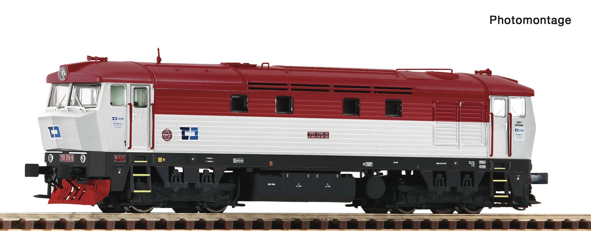 Roco 7390025 - Diesellok 751 176-9, CD-Cargo, Ep.V-VI, DC-Sound