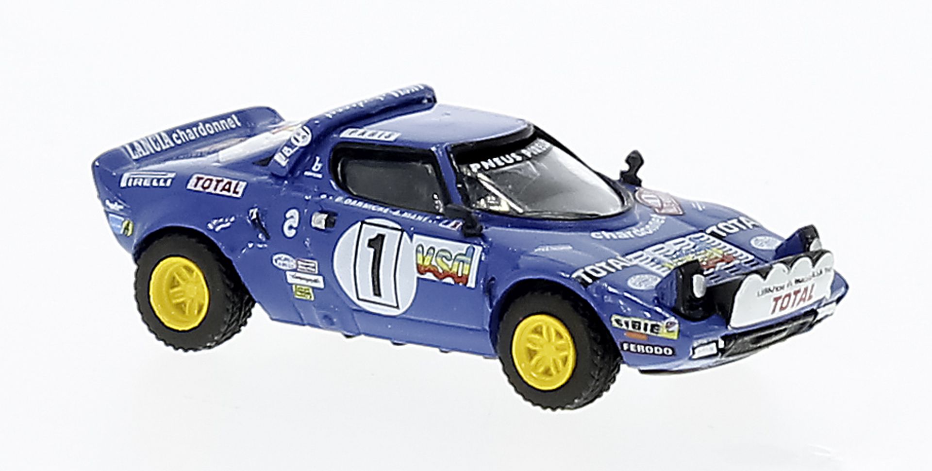 Brekina 29658 - Lancia Stratos, Bernard Darniche, 2. Platz Monte Carlo, 1980