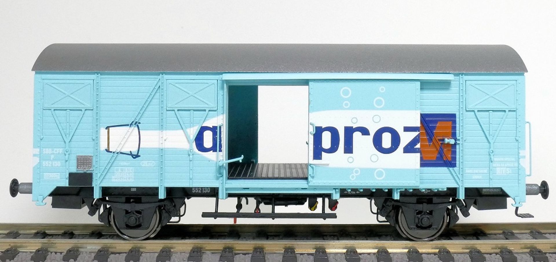 Exact-Train EX20948 - Gedeckter Güterwagen, SBB, Ep.III 'aproz'
