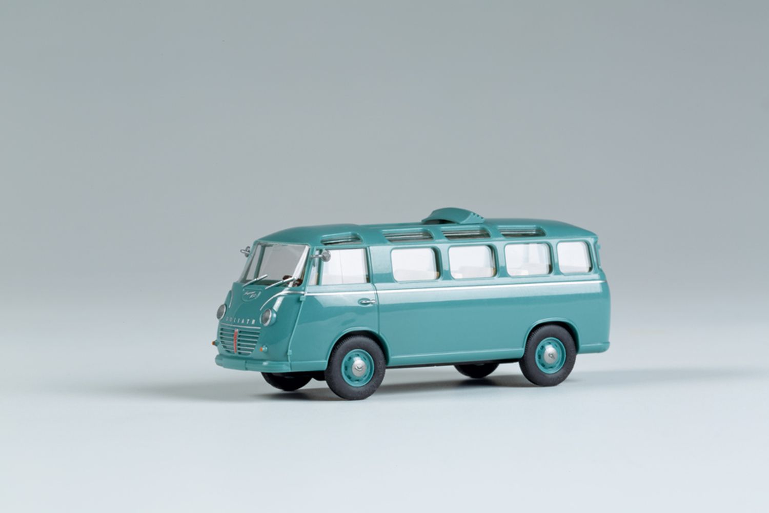 mini-car 66017 - Goliath Luxusbus hellgrüngrau - Fertigmodell