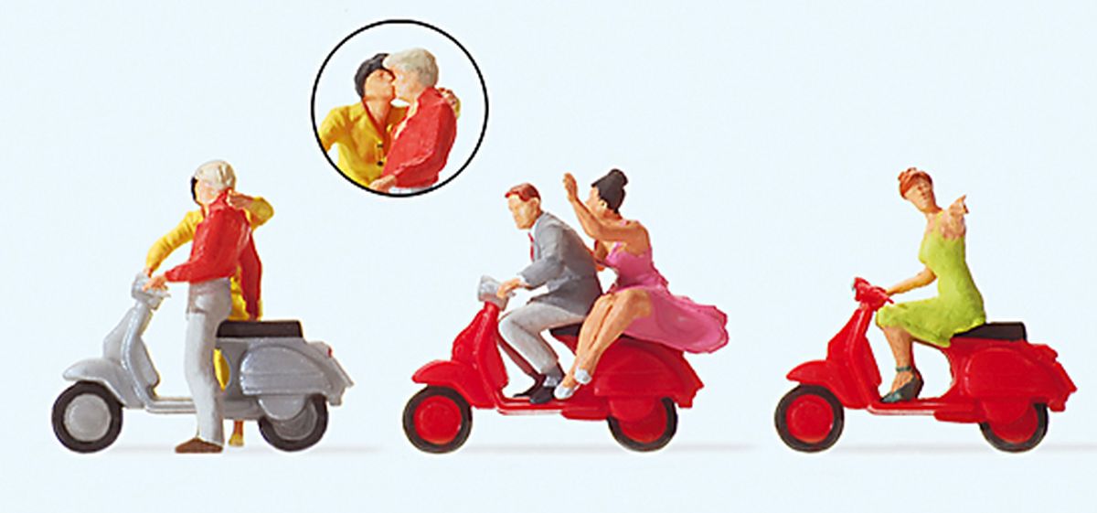 Preiser 10607 - Vespa-Fahrer Preiser 10607 - Vespa-Fahrer