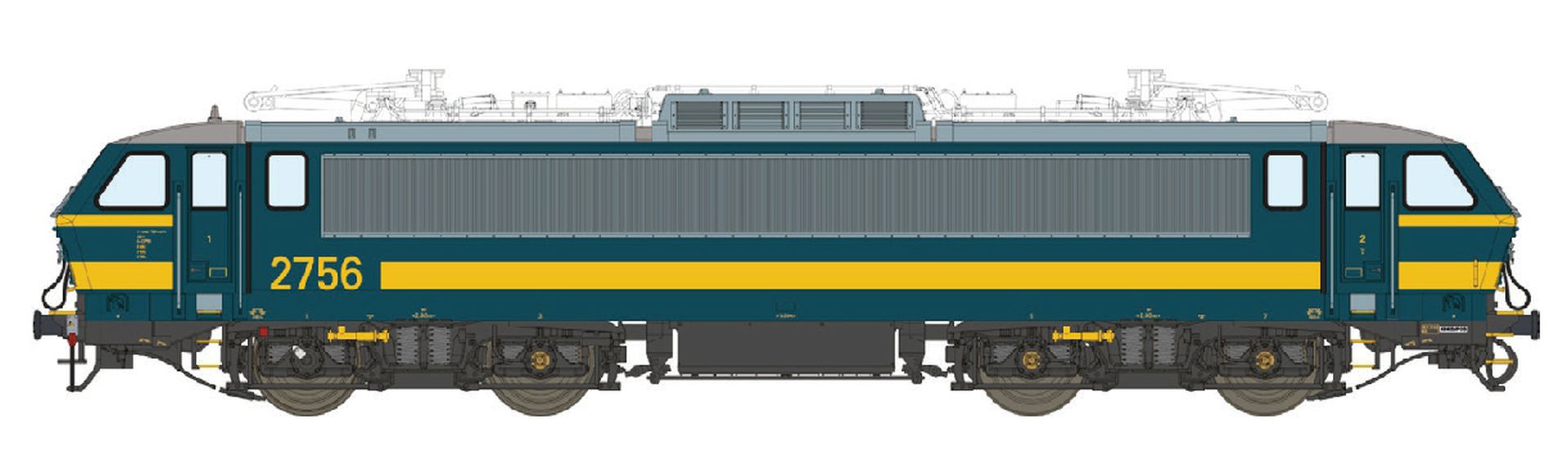 L.S. Models LS12566AC - E-Lok HLE 27, SNCB, Ep.VI, AC-Digital