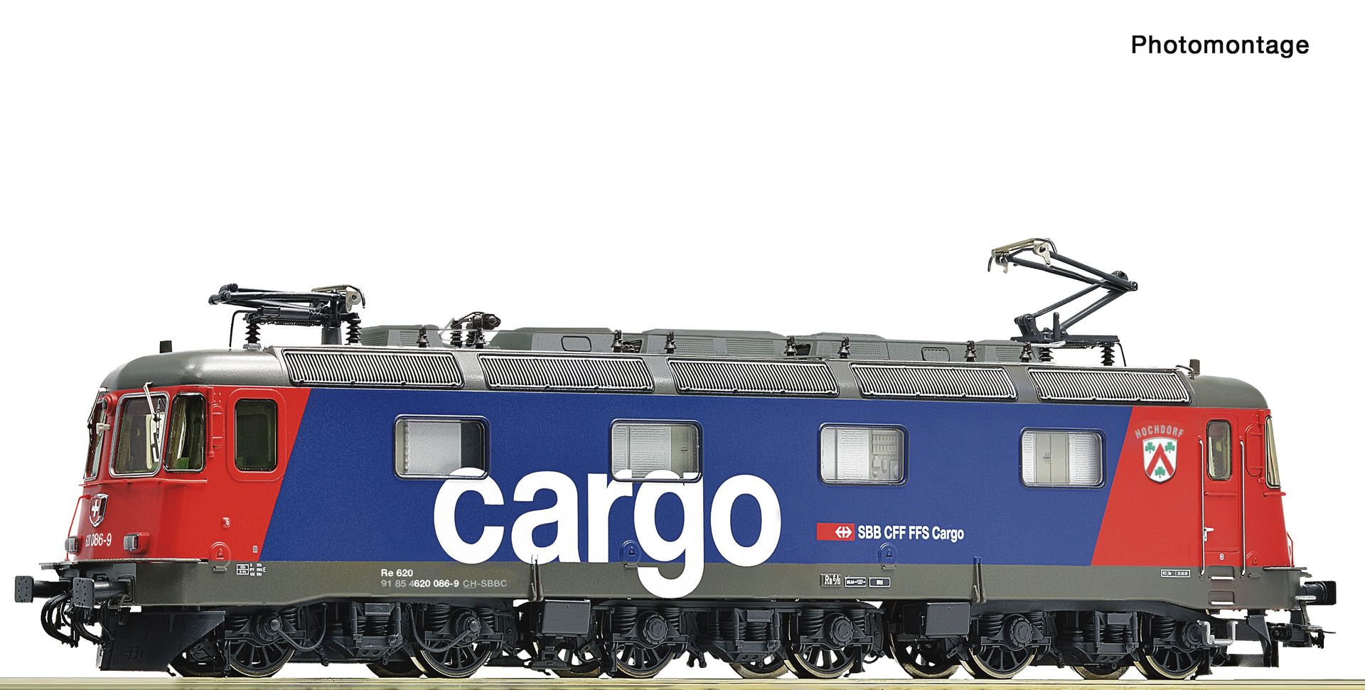 Roco 7510033 - E-Lok Re 620 086-9, SBB-Cargo, Ep.VI, DC-Sound