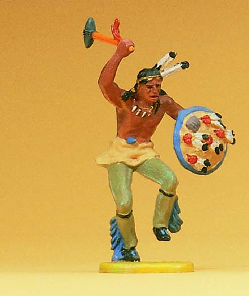 Preiser 54607 - Indianer, tanzend, mit Steinbeil
