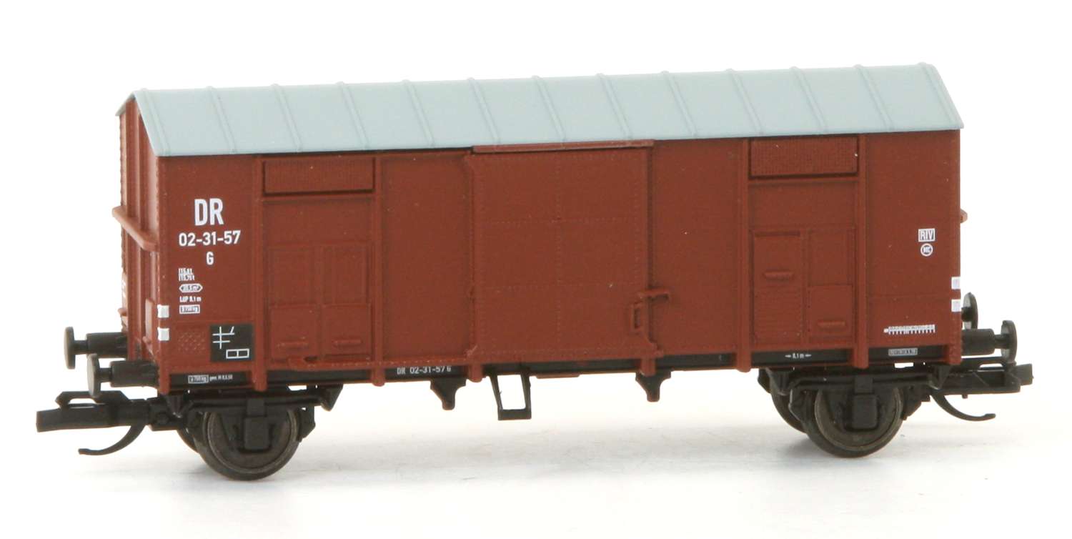 Tillig 14880 - Gedeckter Güterwagen G, DR, Ep.III