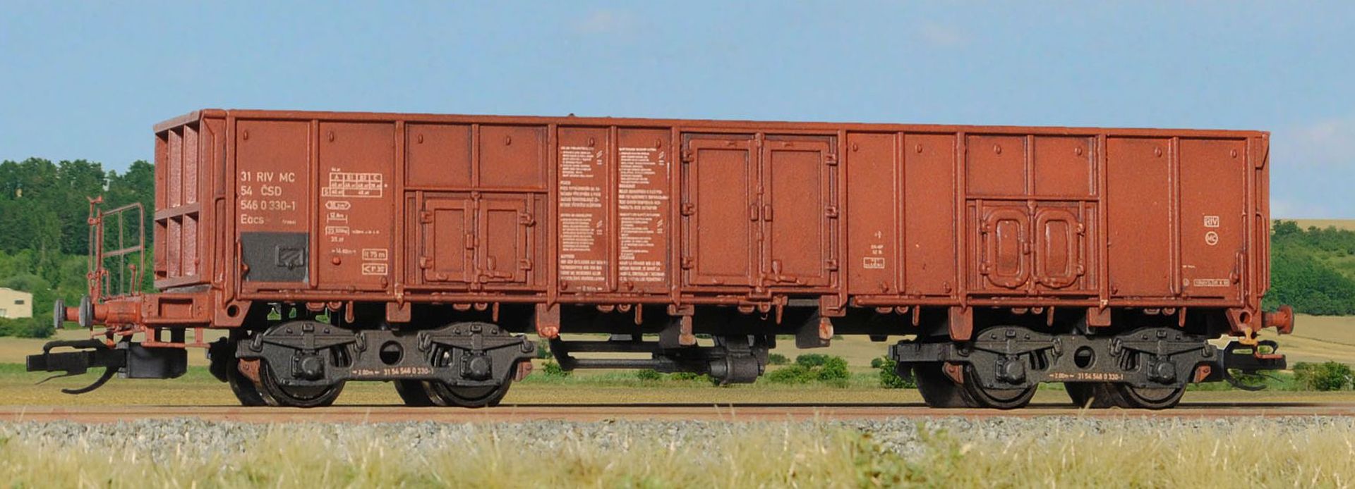 sdv-model 12142 - Offener Güterwagen Eacs/Vase, CSD, Ep.IV, Bausatz