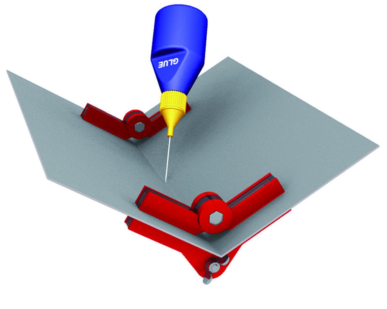 Proses PPR-SS-04 - Snap & Glue Frei einstellbarer Winkelmagnet 90°-180° Winkel