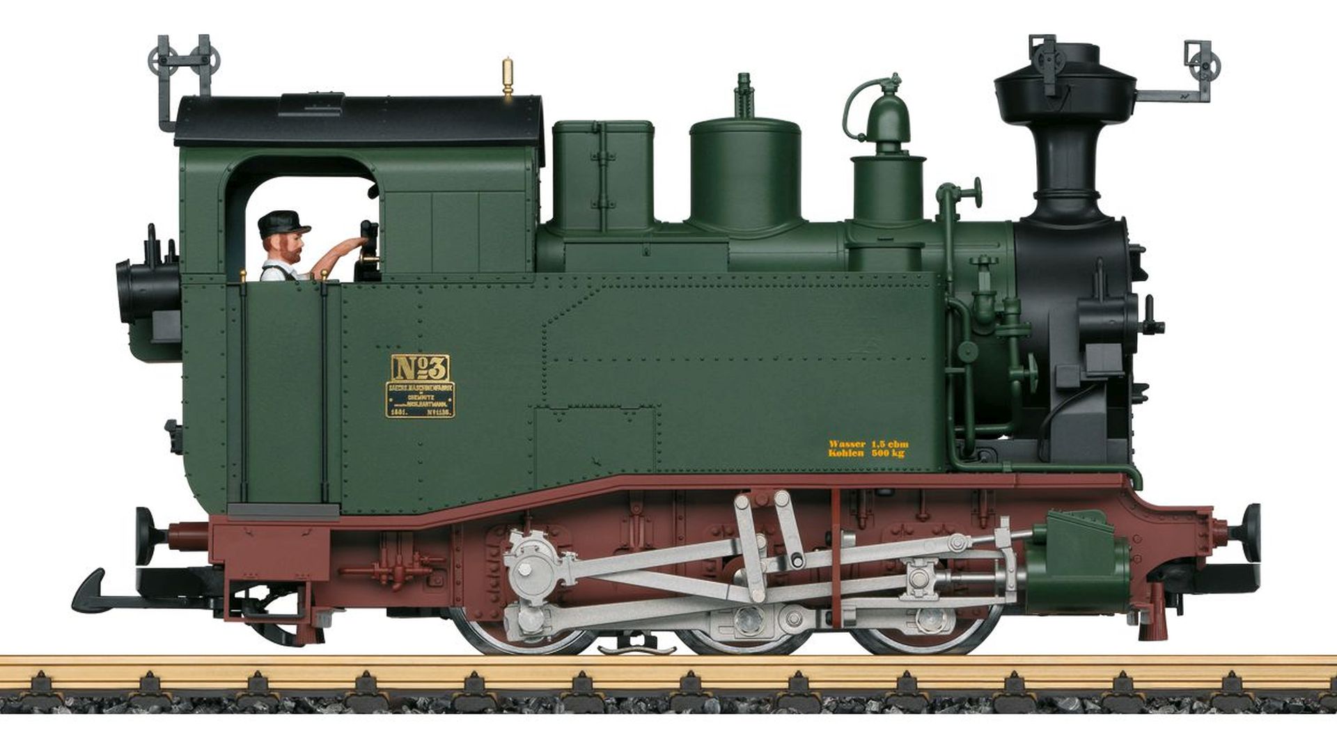 LGB 20981 - Dampflok I-K Nr. 3, K.Sächs.Sts.E.B., Ep.I