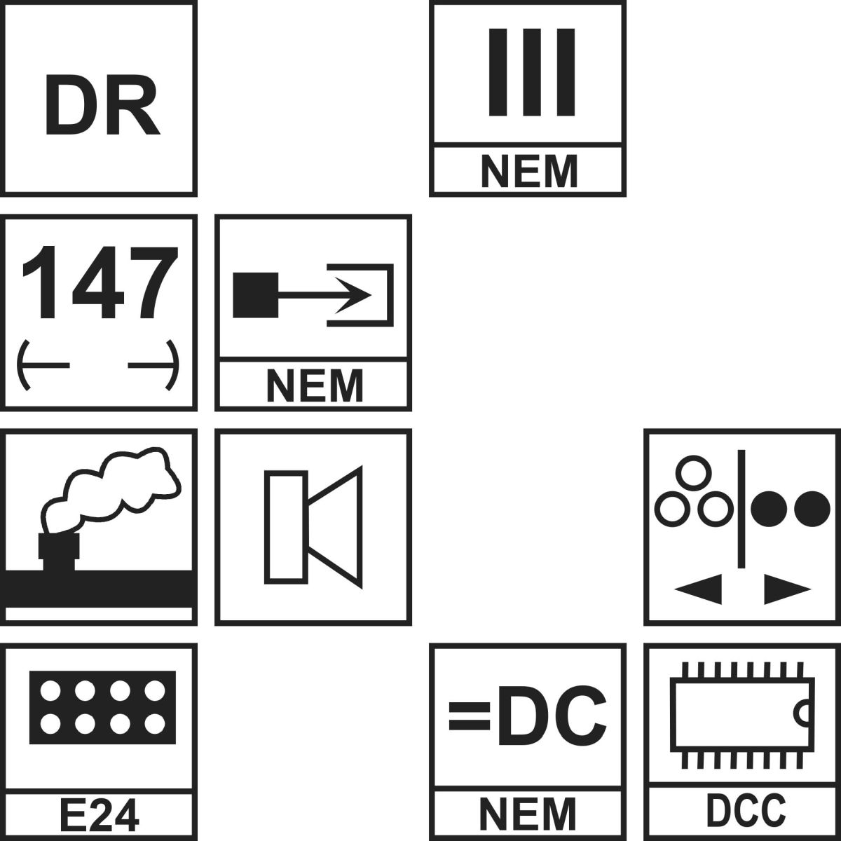 Busch 30001 - Dampflok BR 56 (G8.1), 56 163, DR, Ep.III, DC-Sound