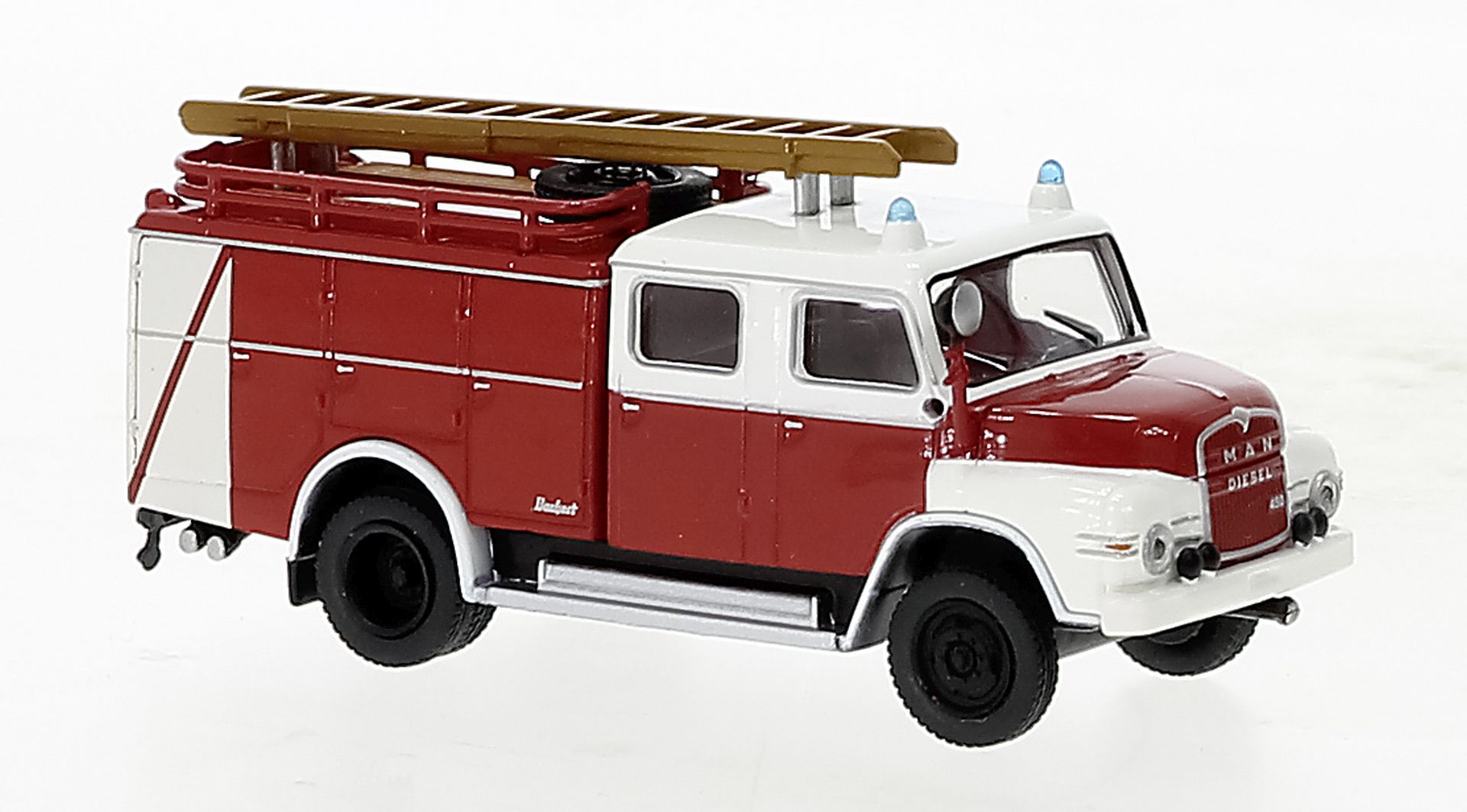 Brekina 45132 - MAN 450 HA TLF 16 Hessen, Feuerwehr Hessen, 1960