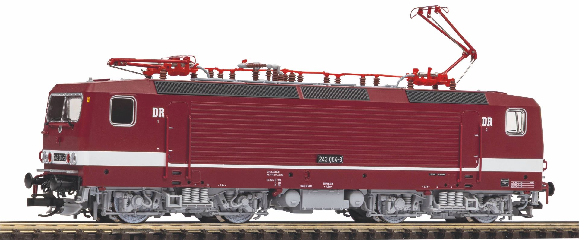 Piko 47491 - E-Lok BR 243, DR, Ep.IV, DC-Sound