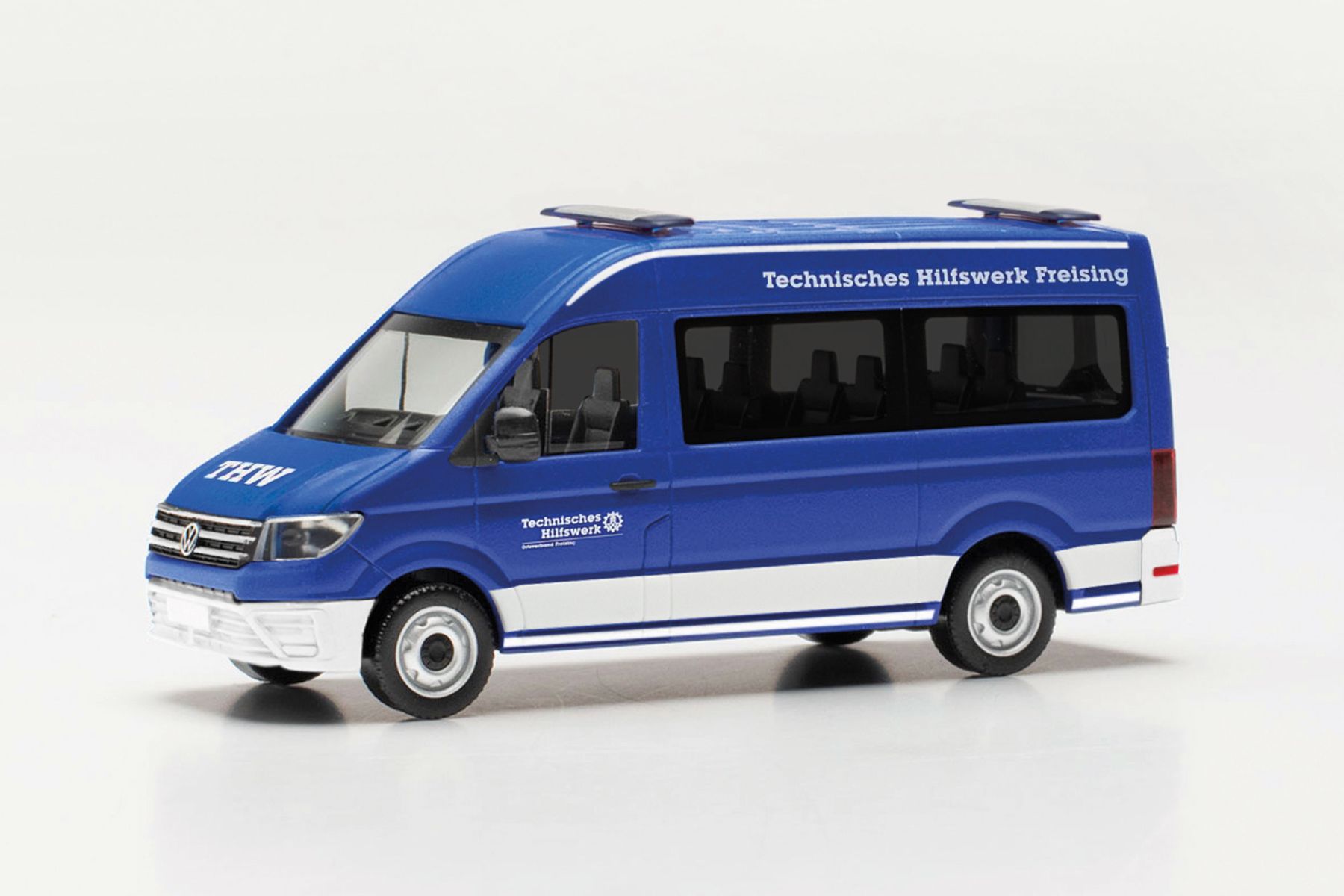 Herpa 097369 - VW Crafter Bus HD "MTW Jugend THW Freising"