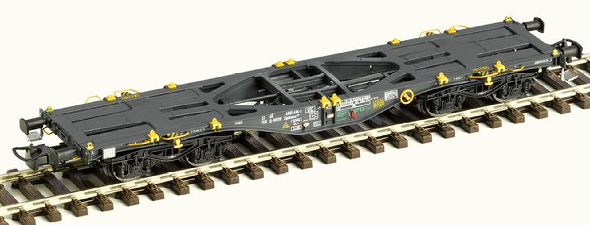 PT-Trains 100326 - Containertragwagen Sgmmnss, MFD-Rail, Ep.VI