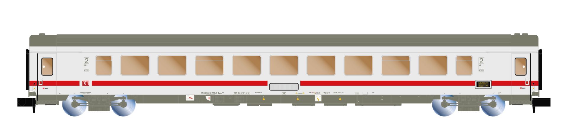 Arnold HN4504 - 4er Set Personenwagen IC, DBAG, Ep.VI