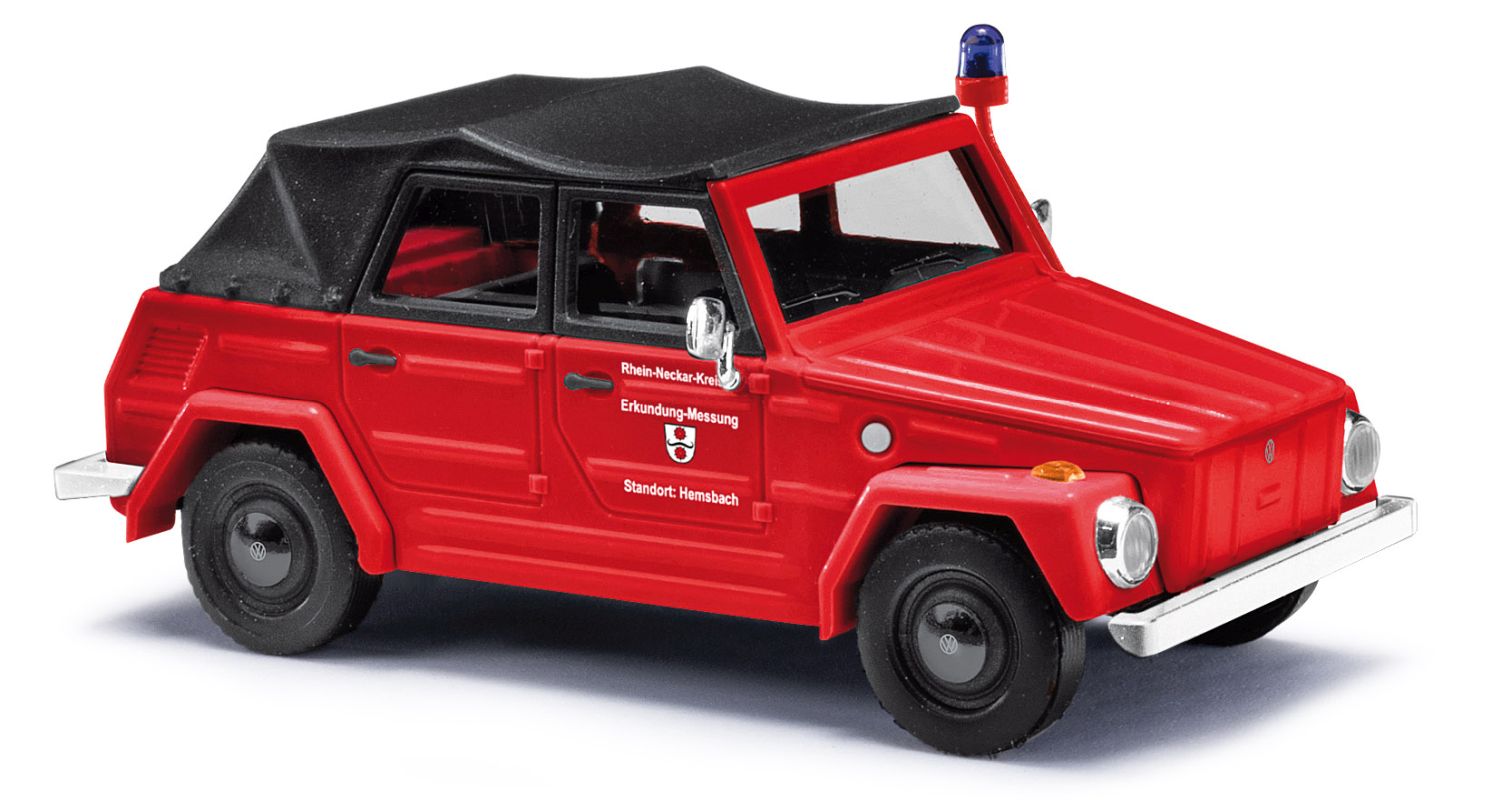 Busch 52717 - VW 181 Kurierwagen 'Feuerwehr Hemsbach', 1970